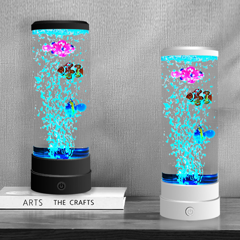Home Decor Unique - Simulated LED Multi-color Bubble Fish Atmosphere
