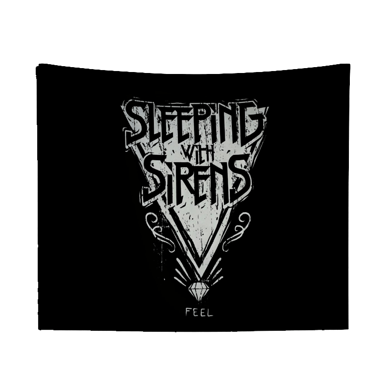 Home Decor Logo Design - Handcrafted Gothic Logo Tapestry with Bold