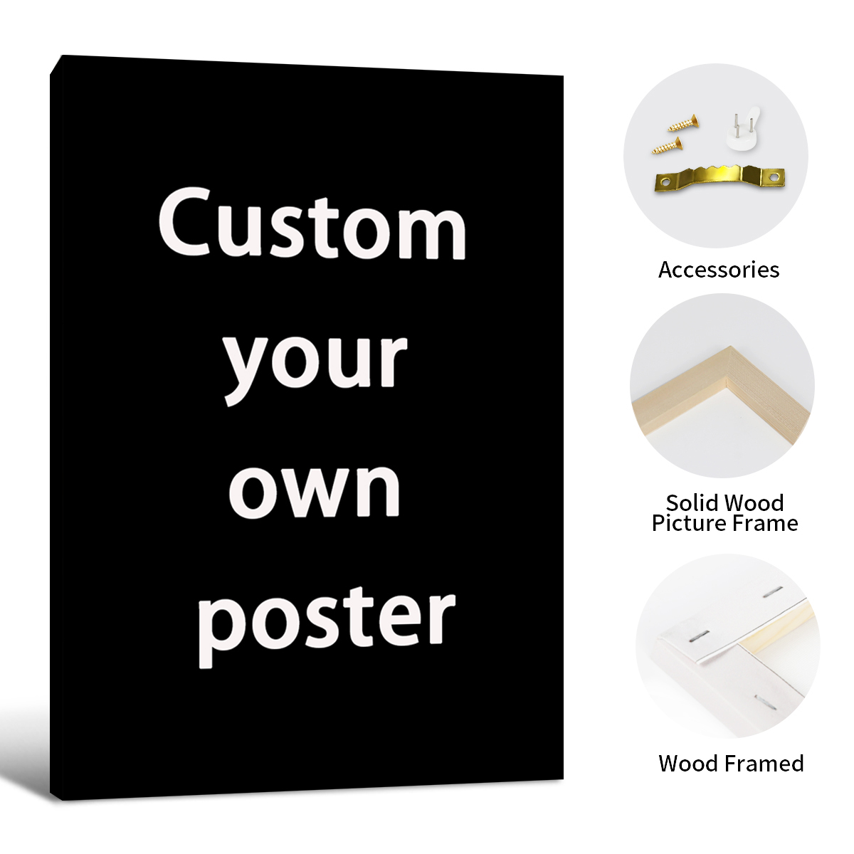 Home Decor Aesthetic - Custom posters framed wall art customized