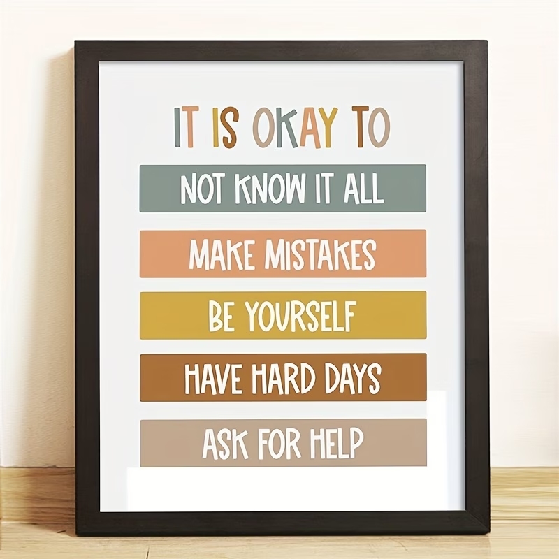 Home Decor Quotes - Modern Bohemian Classroom Educational Quotes Print