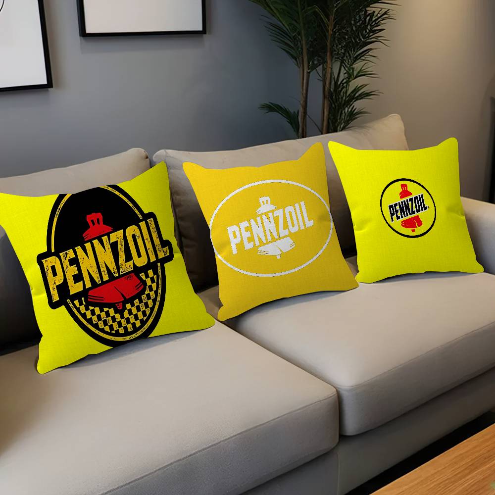 Home Decor Logo Design - Doormat PENNZOIL LOGO Maple Design Cushion