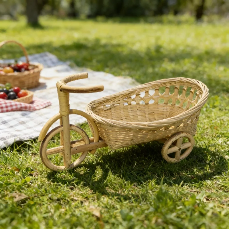 Home Decor Rattan - Newborn Photography Props Handmade rattan weaving
