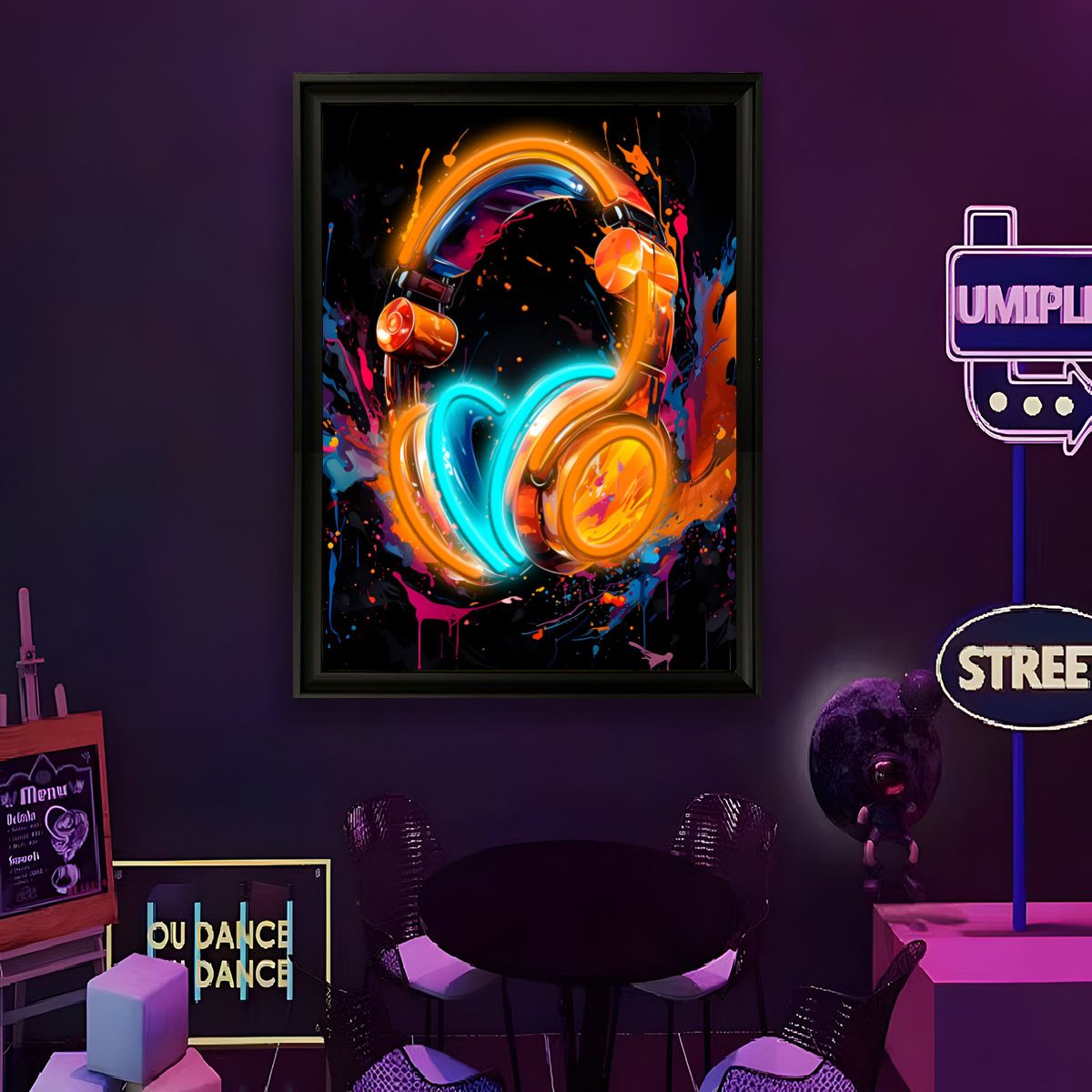 USB Powered LED Neon Light Fun - Home Decor Painting 评论和价格