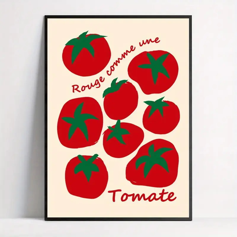 Modern Colorful Red Tomatoes W - Home Decor Nz 评论和价格