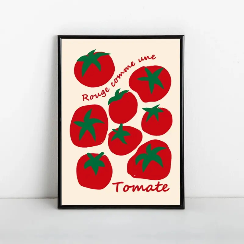 Modern Colorful Red Tomatoes W - Home Decor Nz 评论和价格