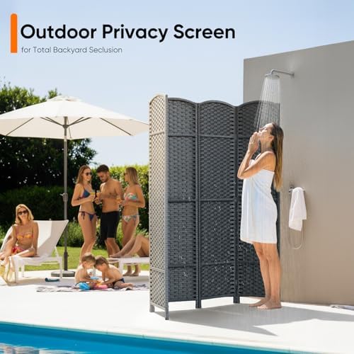 Outdoor Privacy Screen 4-Panel - Room Divider Screen 评论和价格