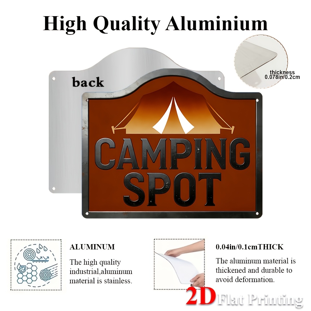 1pc 2D Flat Sign Artwork Depic - Home Decor Locations 评论和价格