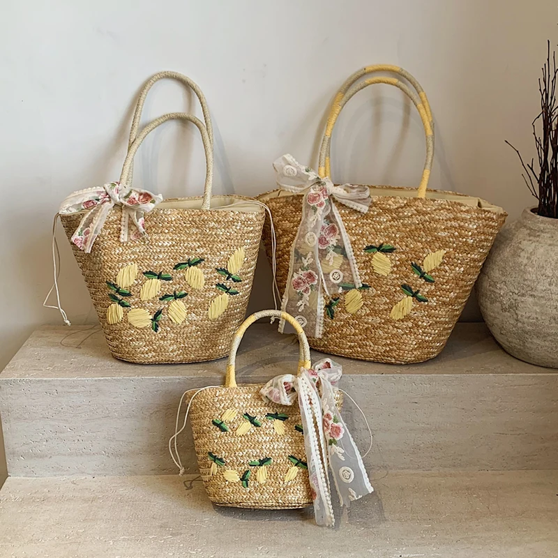 Large Capacity Beach Shoulder  - Home Decor Rattan 评论和价格
