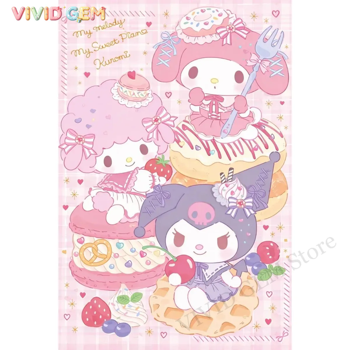 Sanrio My Melody Kuromi My Swe - Home Decor Theme 评论和价格