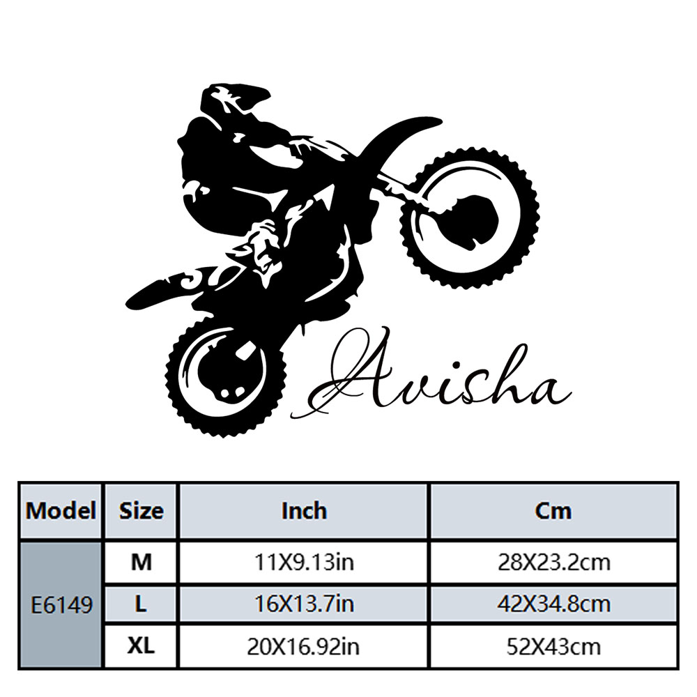 1PC Fashion Motorcyclist Custo - Home Decor Wall Stickers 评论和价格