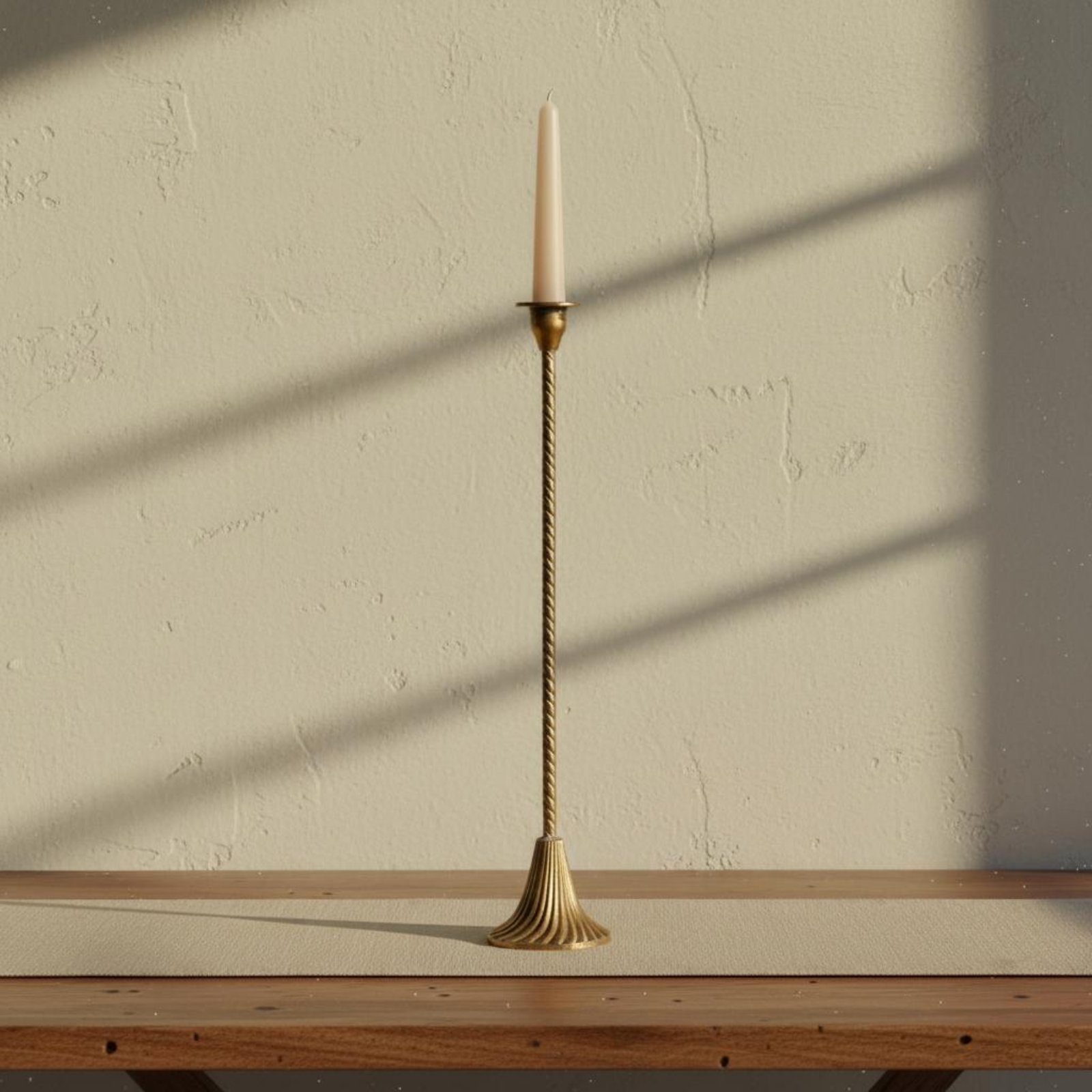 Twisted Gold Candle Holder Sta - Home Decor Gold 评论和价格