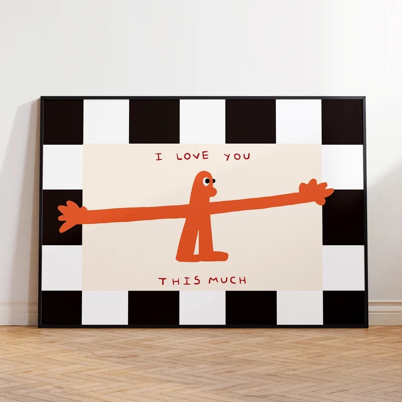 I Love You This Much Quote Wal - Home Decor Quotes 评论和价格