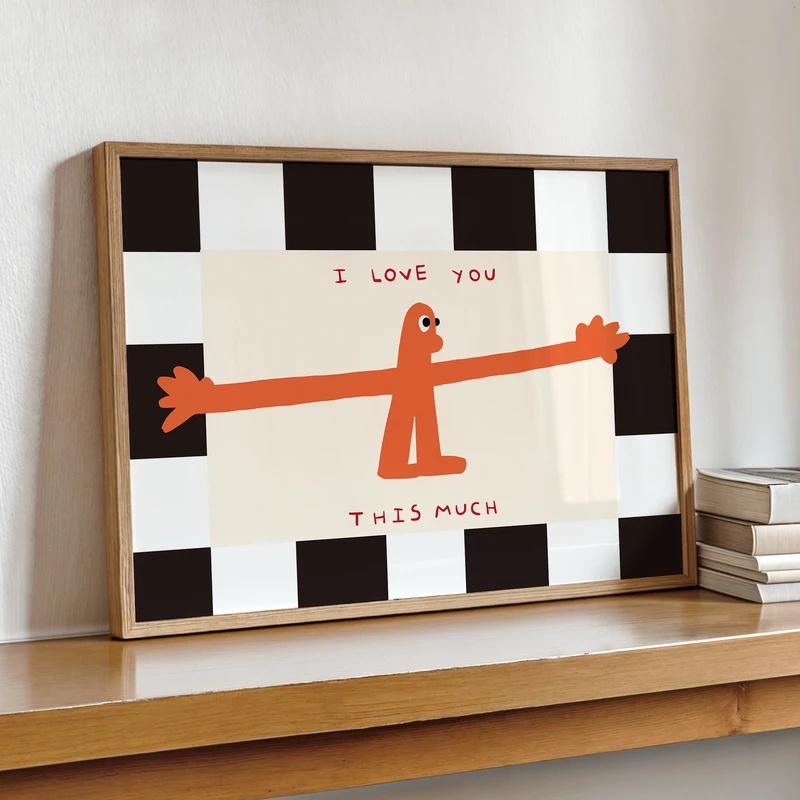 I Love You This Much Quote Wal - Home Decor Quotes 评论和价格