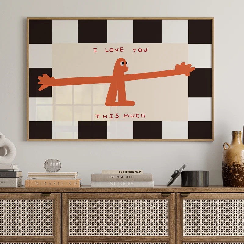 I Love You This Much Quote Wal - Home Decor Quotes 评论和价格
