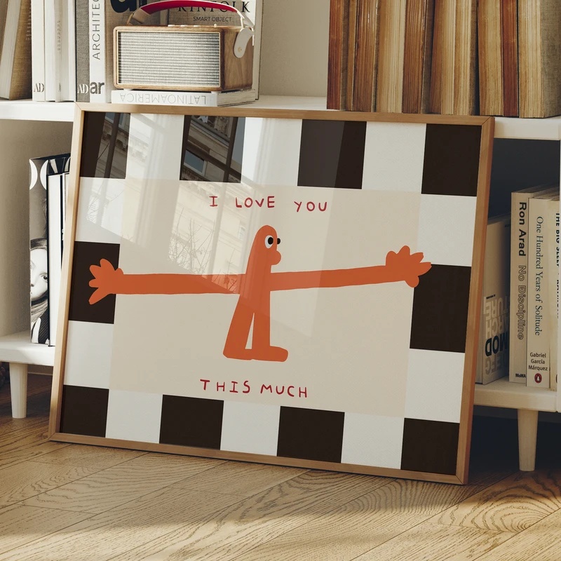 I Love You This Much Quote Wal - Home Decor Quotes 评论和价格