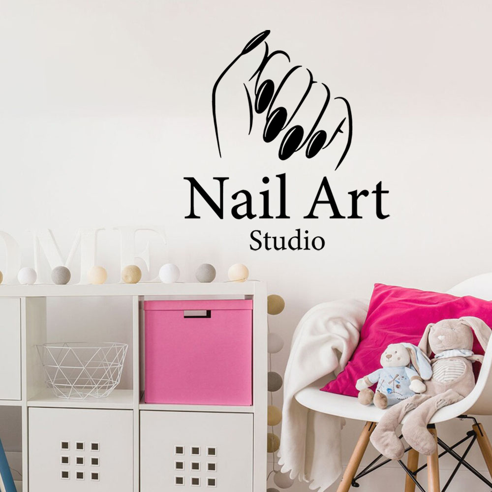 1PC Colorful Manicure Customiz - Home Decor Wall Stickers 评论和价格