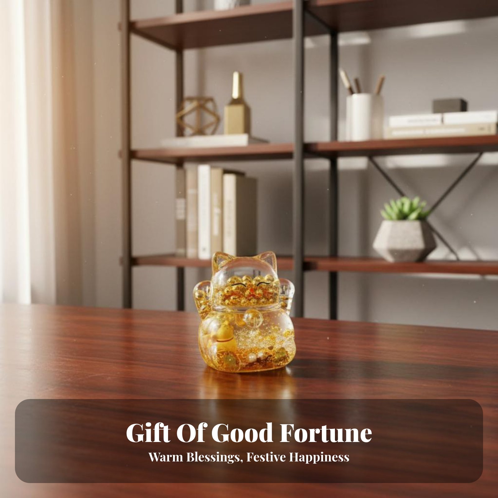 Fortune Cat Decoration, Flashi - Home Decor Gold 评论和价格
