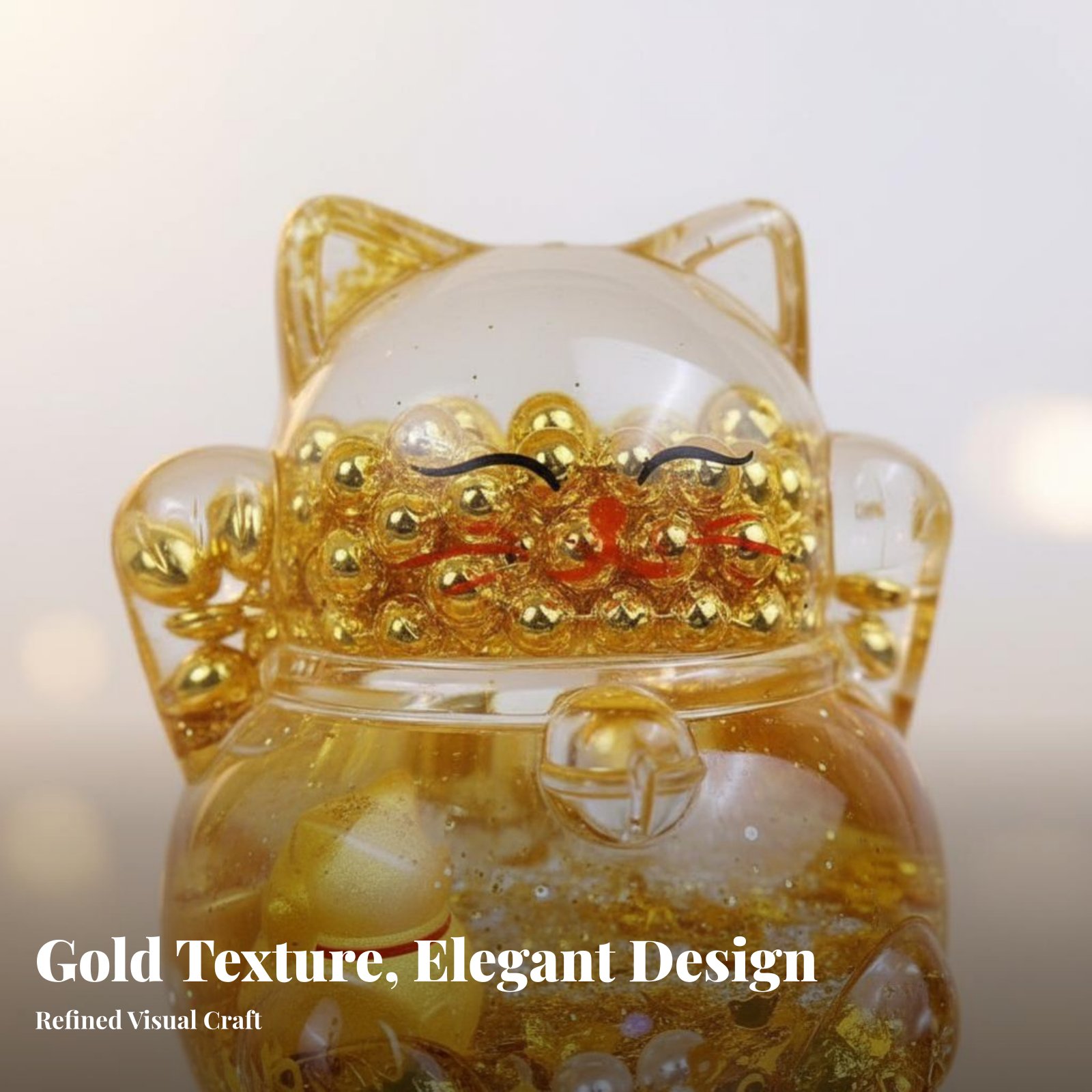 Fortune Cat Decoration, Flashi - Home Decor Gold 评论和价格