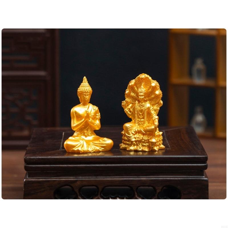 30Pcs Mini Gold Buddhas Statue - Home Decor Gold 评论和价格