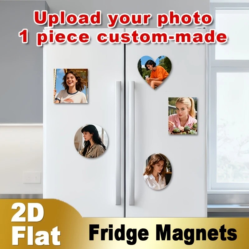 Custom Photo Fridge Magnet 2D  - Home Decor Unique 评论和价格