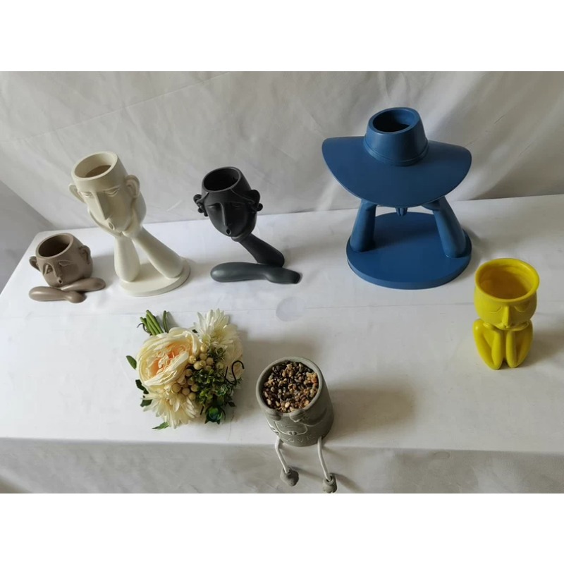 Nordic Abstract Face Planter M - Home Decor Garden Ideas 评论和价格