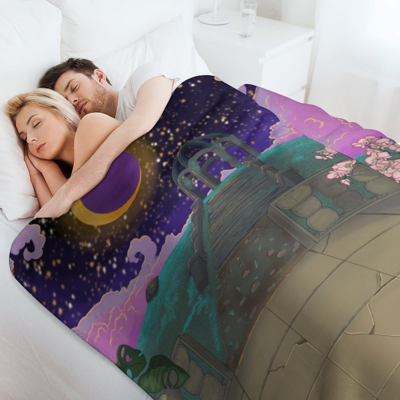 Garden under the stars Throw B - Home Decor Garden Ideas 评论和价格