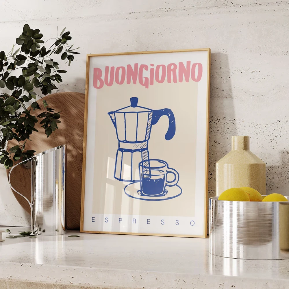 Modern Coffee Espresso Wall Ar - Home Decor Nz 评论和价格