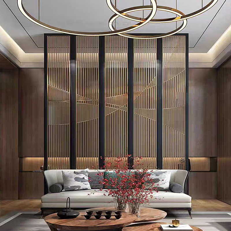 custom.Modern Stainless Steel  - Room Divider Screen 评论和价格