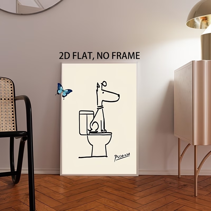 Modern,Retro Fun Dog Toilet Pi - Home Decor Nz 评论和价格