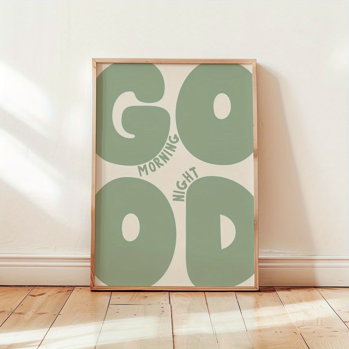 Modern Green Good Morning Good - Home Decor Quotes 评论和价格