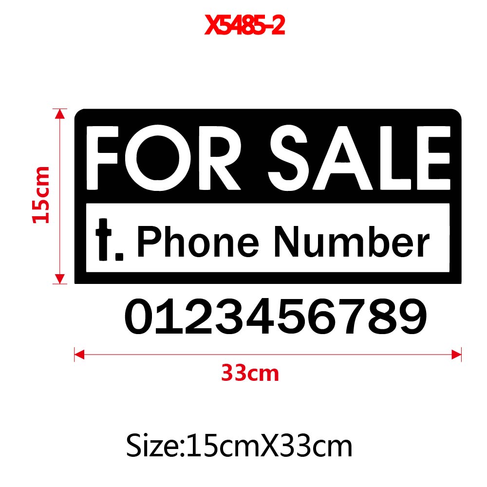 1pc Funny Custom Text with num - Home Decor Wall Stickers 评论和价格