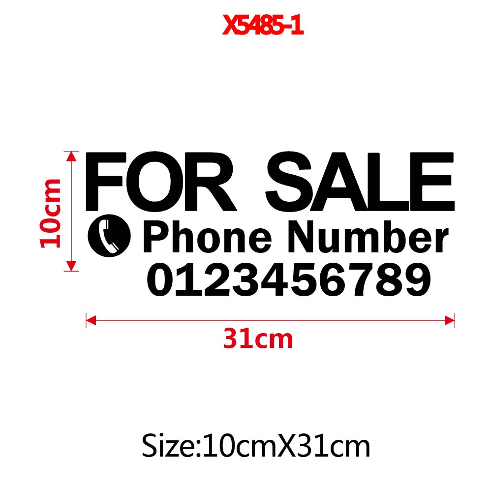 1pc Funny Custom Text with num - Home Decor Wall Stickers 评论和价格