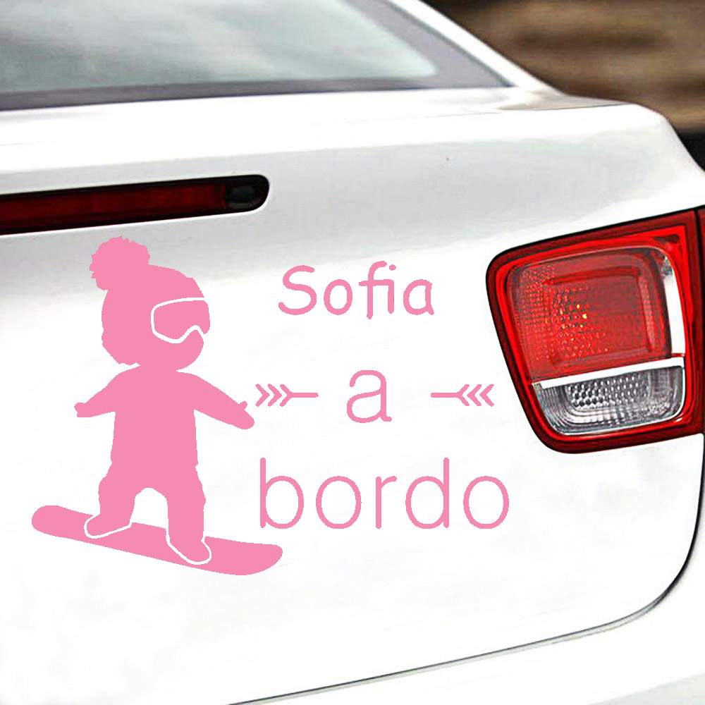 1pc Vinyl baby a bordo colorfu - Home Decor Wall Stickers 评论和价格