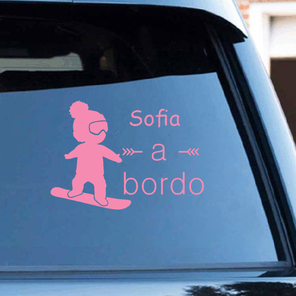 1pc Vinyl baby a bordo colorfu - Home Decor Wall Stickers 评论和价格