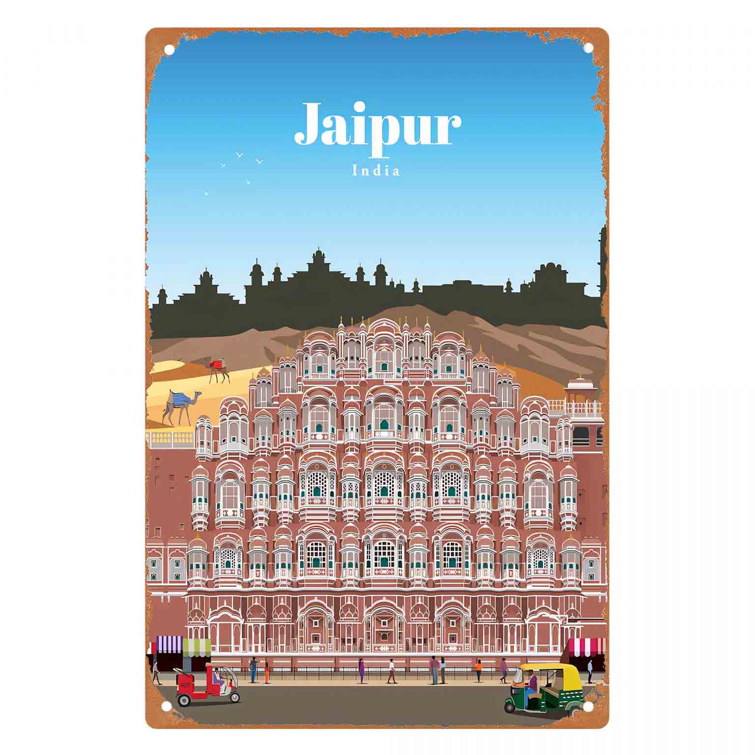 2D FLAT 1pc Jaipur India Hawa  - Home Decor Jaipur 评论和价格