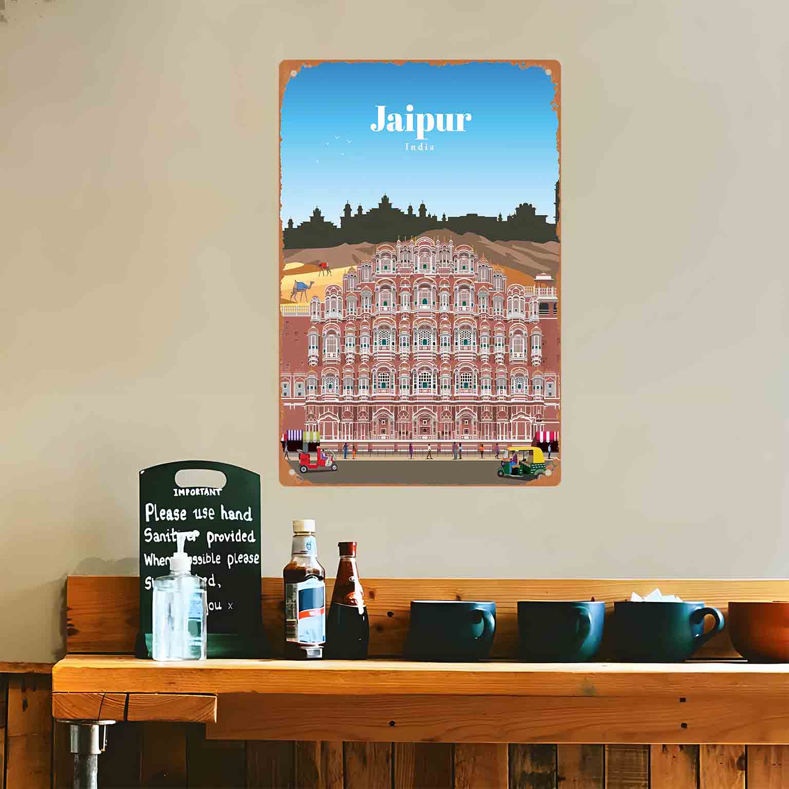 2D FLAT 1pc Jaipur India Hawa  - Home Decor Jaipur 评论和价格