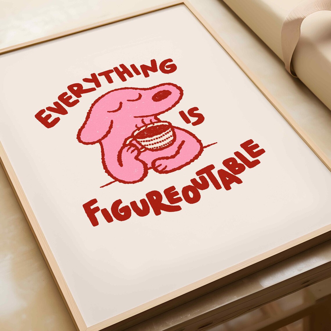 Everything Is Figureoutable Mo - Home Decor Nz 评论和价格