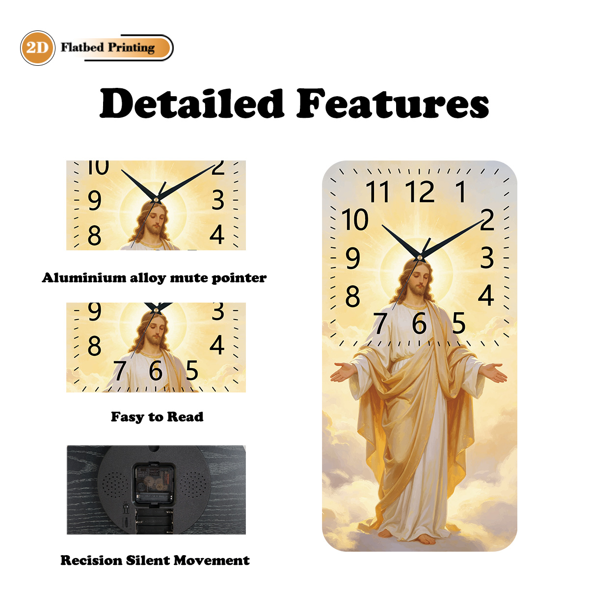 1pc Wooden Rectangular Prayer  - Home Decor Locations 评论和价格