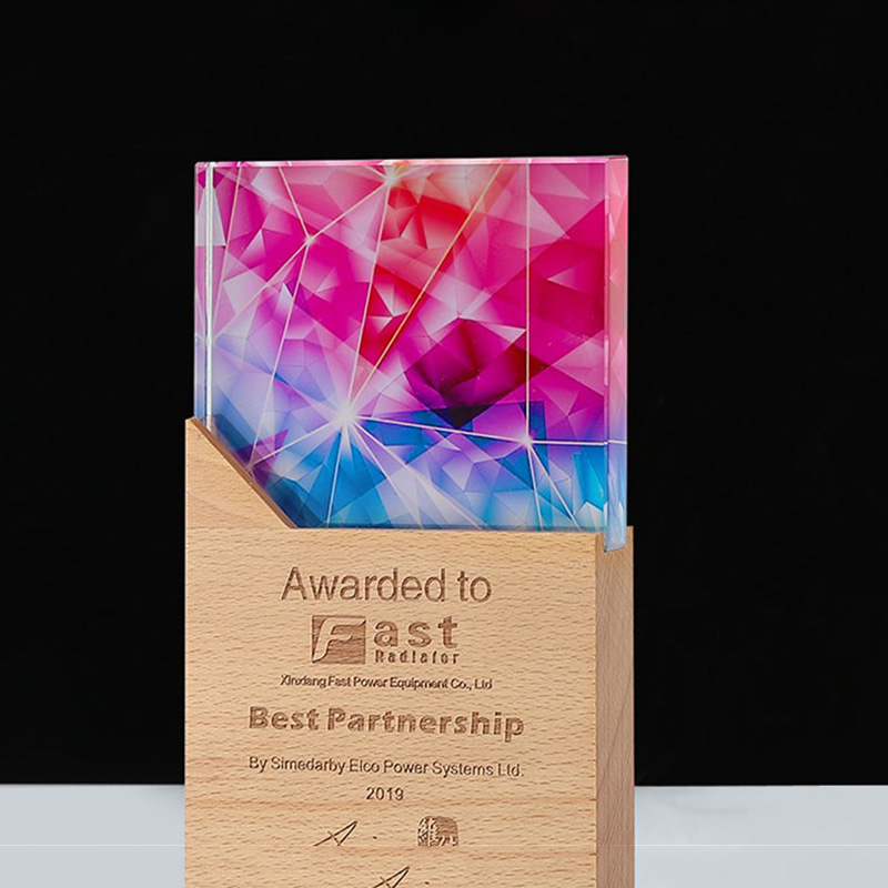 New Design Solid Wood Crystal  - Home Decor Logo Design 评论和价格