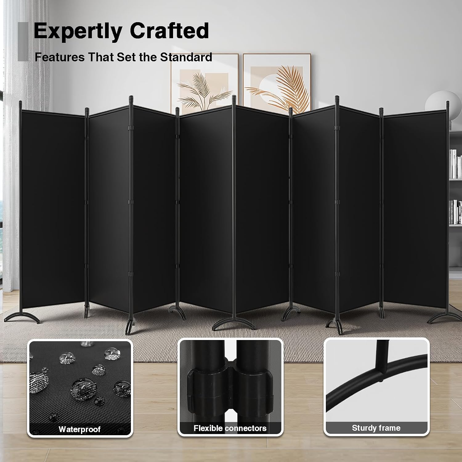 Room Divider-Folding Privacy S - Room Divider Screen 评论和价格