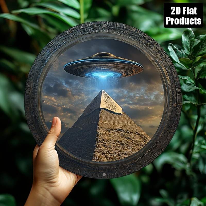 Pyramid UFO Theme Round Alumin - Home Decor Theme 评论和价格