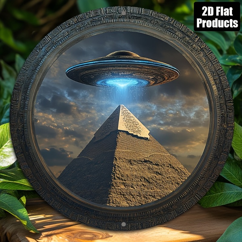 Pyramid UFO Theme Round Alumin - Home Decor Theme 评论和价格
