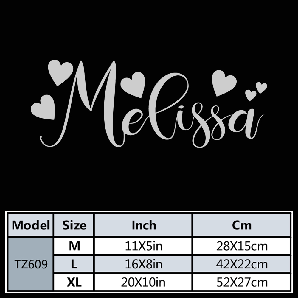 1pc Diy Personalize Custom Nam - Home Decor Wall Stickers 评论和价格