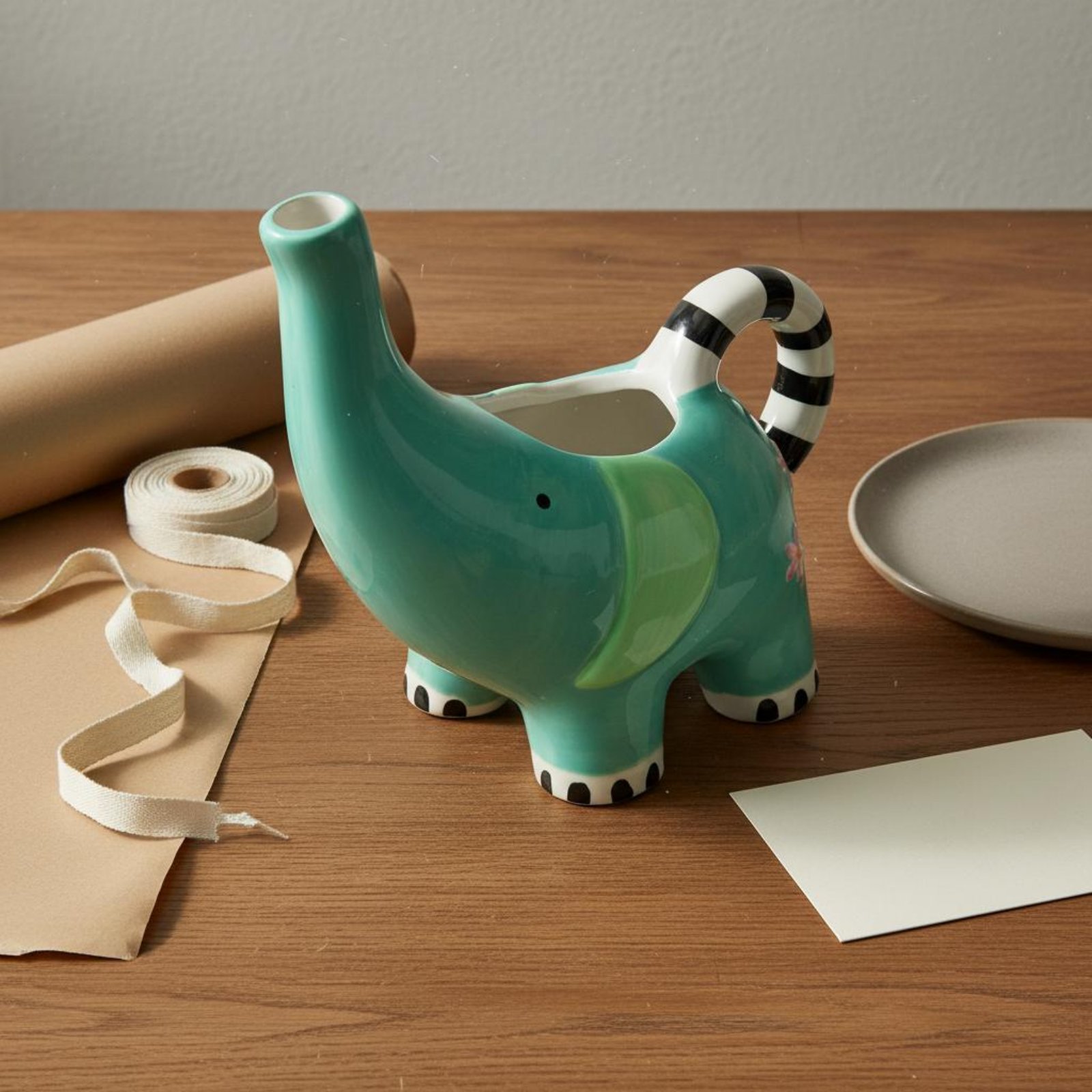 Elephant Watering Can Gift Ide - Home Decor Garden Ideas 评论和价格