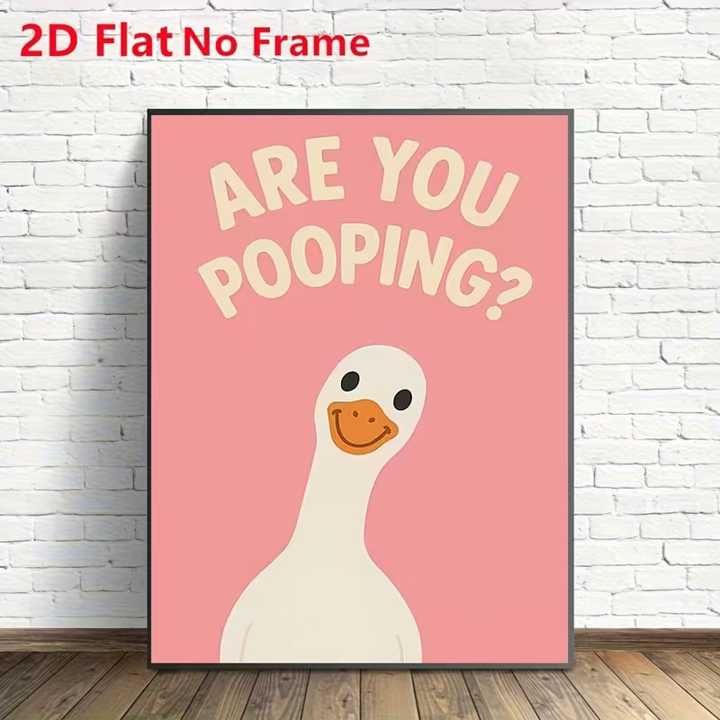 Modern Pink Are You Pooping Qu - Home Decor Quotes 评论和价格