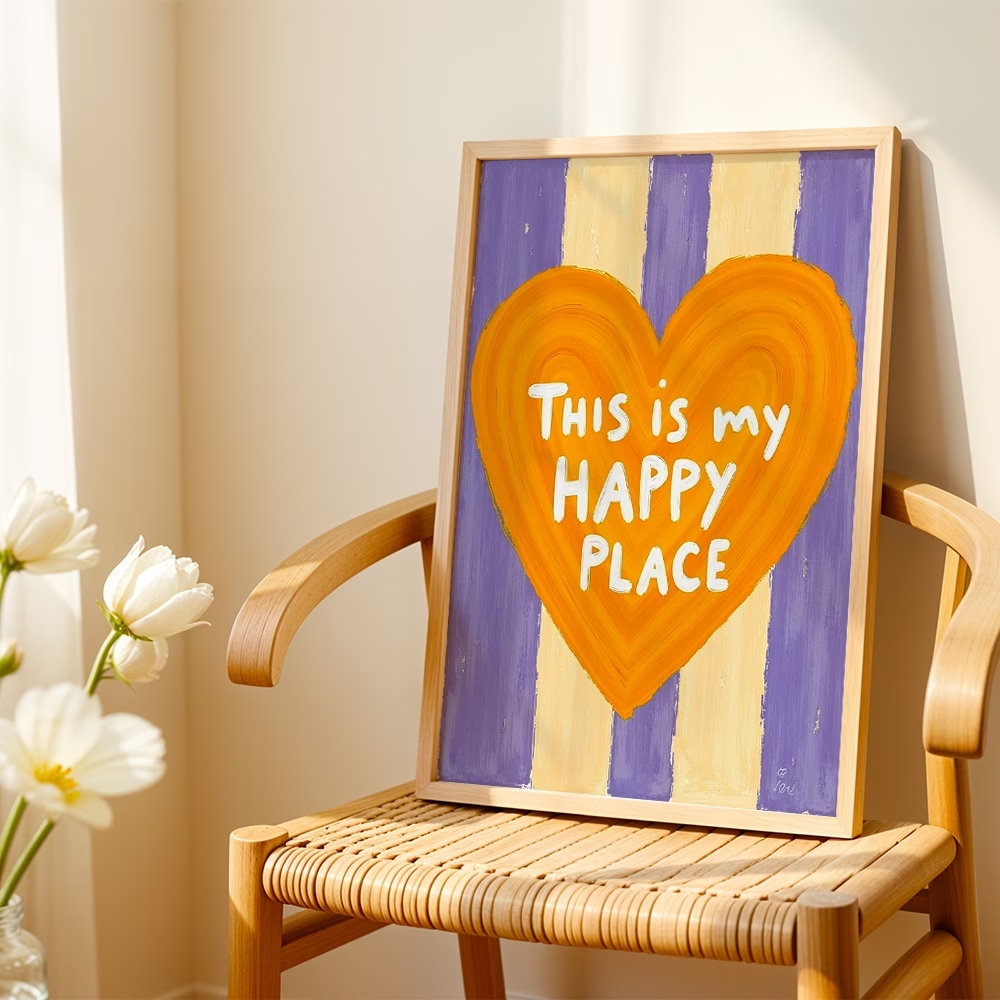 Modern,Retro This Is My Happy  - Home Decor Quotes 评论和价格