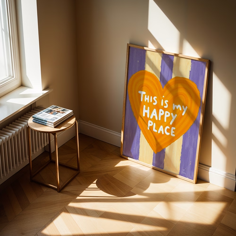 Modern,Retro This Is My Happy  - Home Decor Quotes 评论和价格