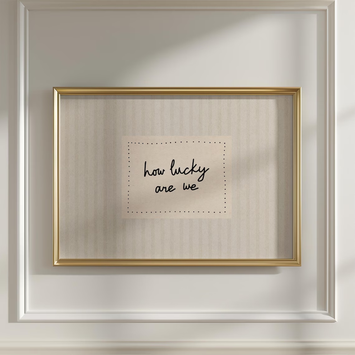 Modern,Minimalist How Lucky Ar - Home Decor Quotes 评论和价格