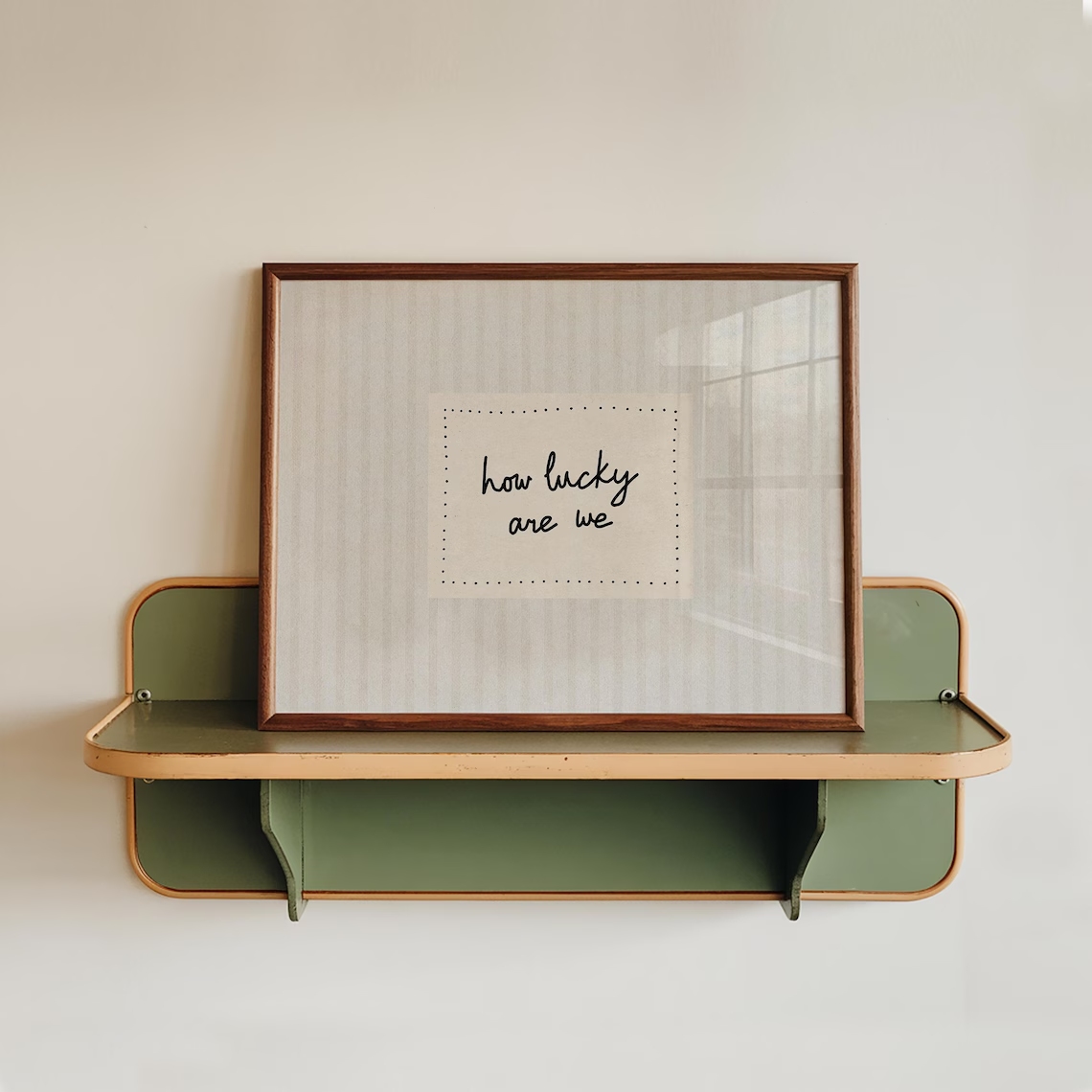 Modern,Minimalist How Lucky Ar - Home Decor Quotes 评论和价格