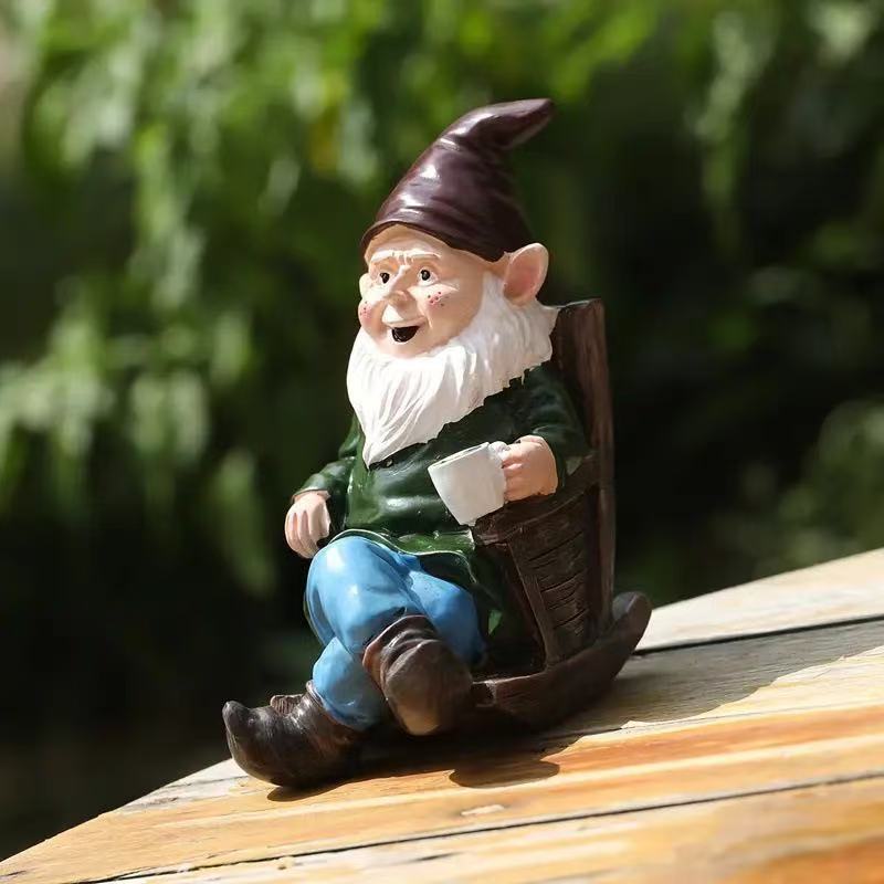 Creative Resin Dwarf Ornament  - Home Decor Garden Ideas 评论和价格